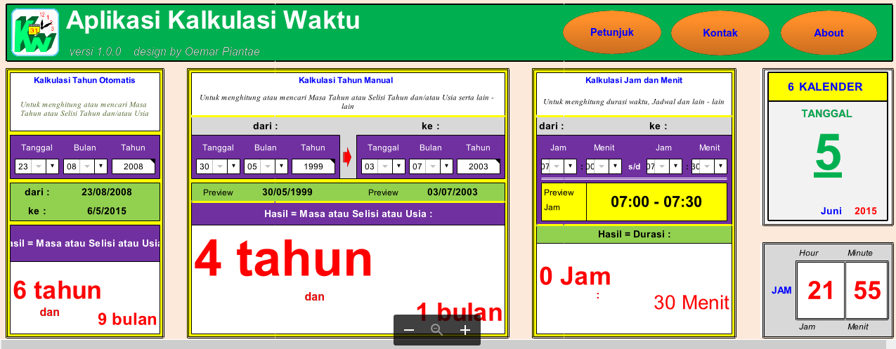 Aplikasi Jadual Waktu Excel Aplikasi jadwal khatib jumat