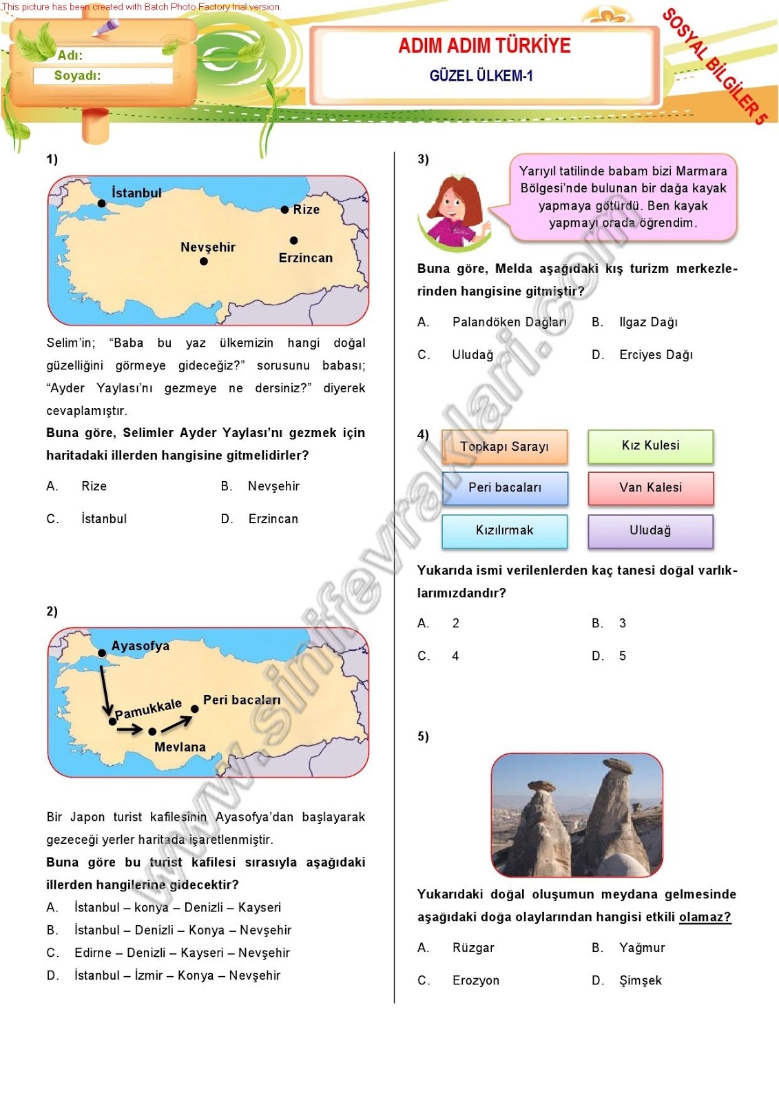 5 sinif sosyal bilgiler 2 unite adim