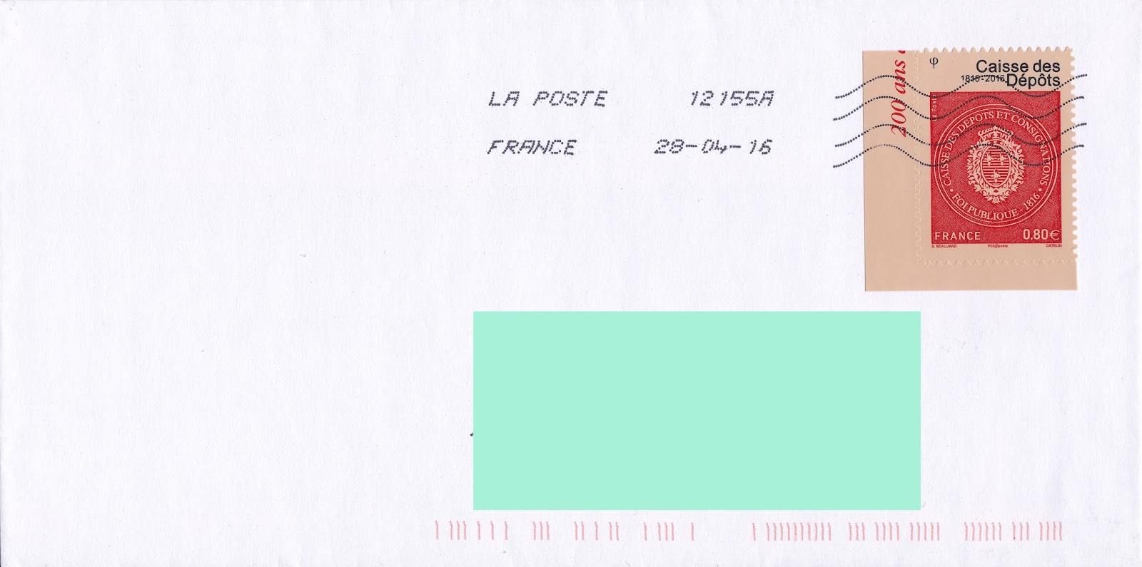 Jazz Stamps Cover 418 Caisse Des Depots Amp Consignation