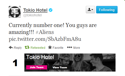 Twitter Oficial dos Tokio Hotel