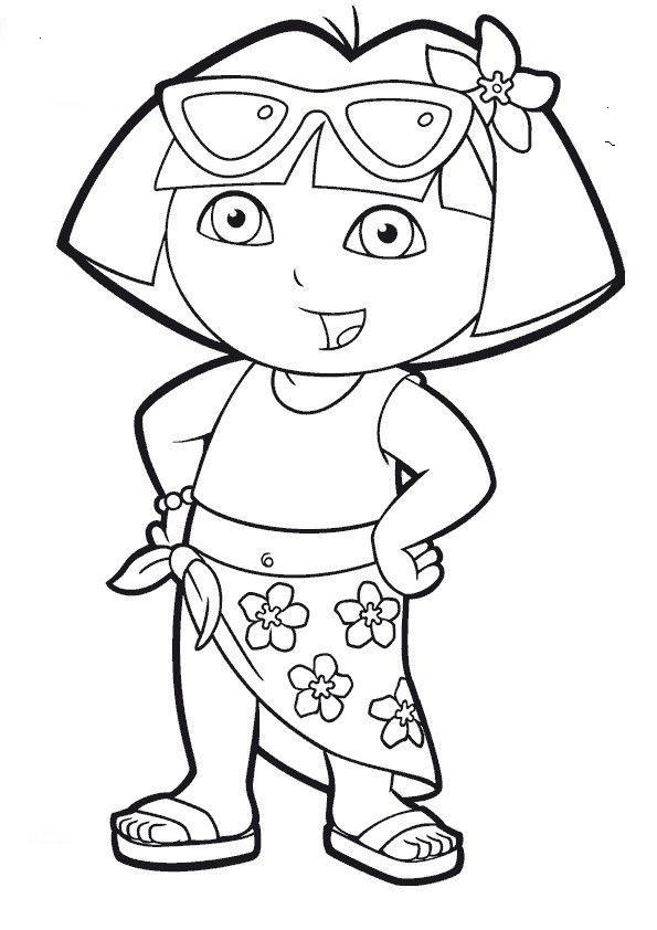 Dora The Explorer Coloring Pages Super Coloring Book Dora The Explorer Coloring Pages Super Coloring Book