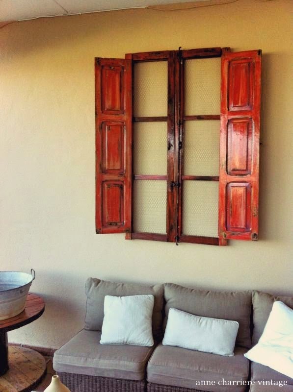 anne charriere vintage, recycling old windows,