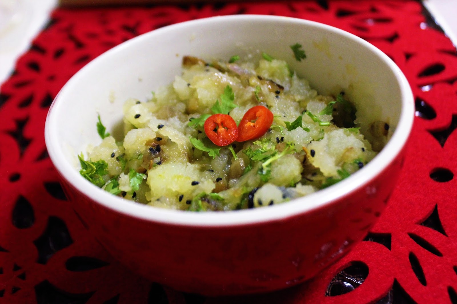 Bethica's Kitchen Flavours Pepe Sheddo (Mashed Green Papaya Curry