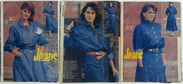 O jeans nos anos 80