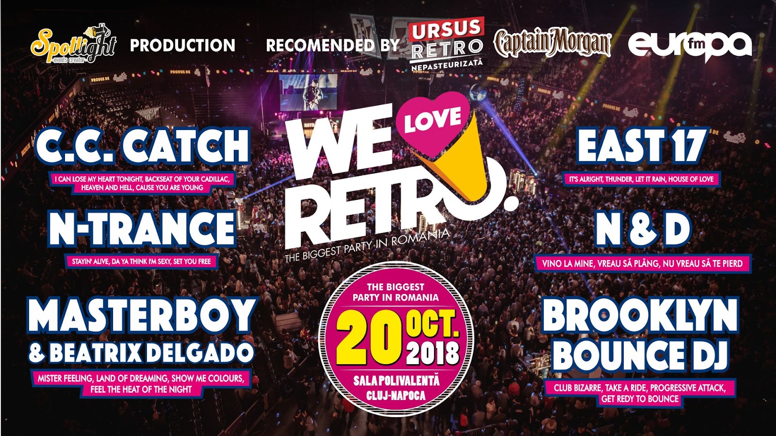 We Love Retro, The biggest party in Romania, revine cu a Va ediție la