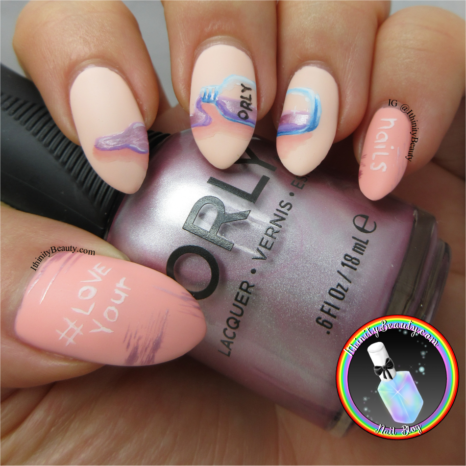 Love Your Nails Orly Nail Polish Bottle Art Ithinitybeauty I Wanted To Use All Of The Nail Polishes In This Design But Reigned A Little Self Control And Only Used Three