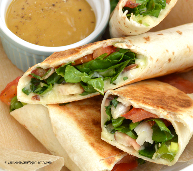 Zsu's Vegan Pantry french twist pressed sandwich