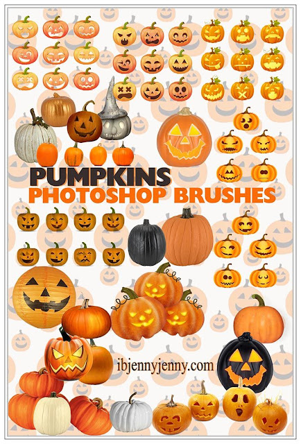 Free Pumpkin Photoshop Brushes