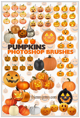 Free Pumpkin Photoshop Brushes