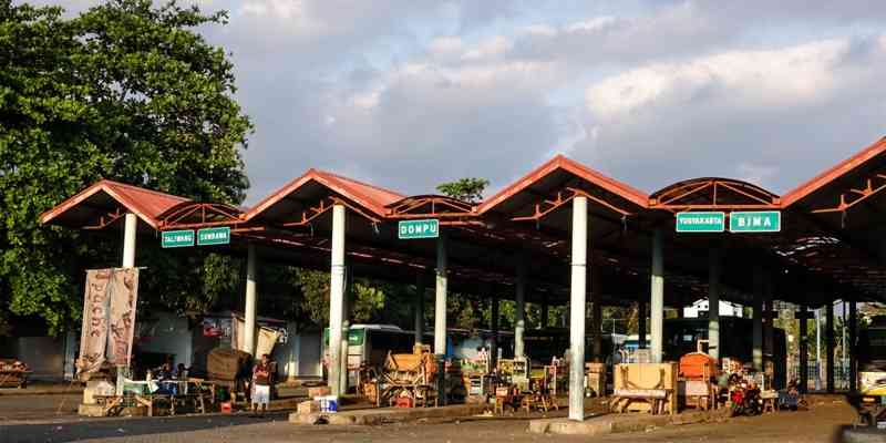 Terminal Bus Mandalika Mataram Lombok NTB