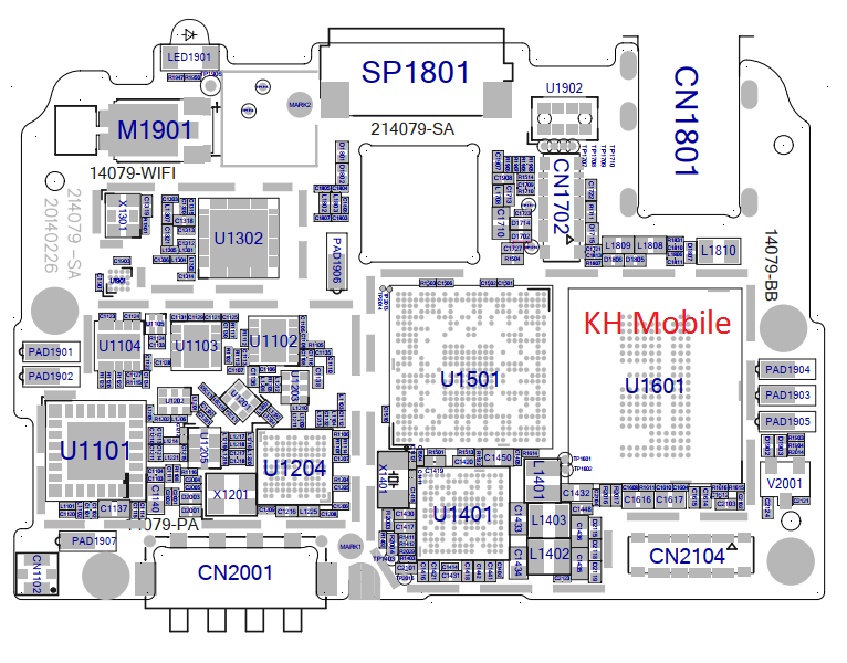 Oppo R831K Schematic & Layout Diagrams - JMH