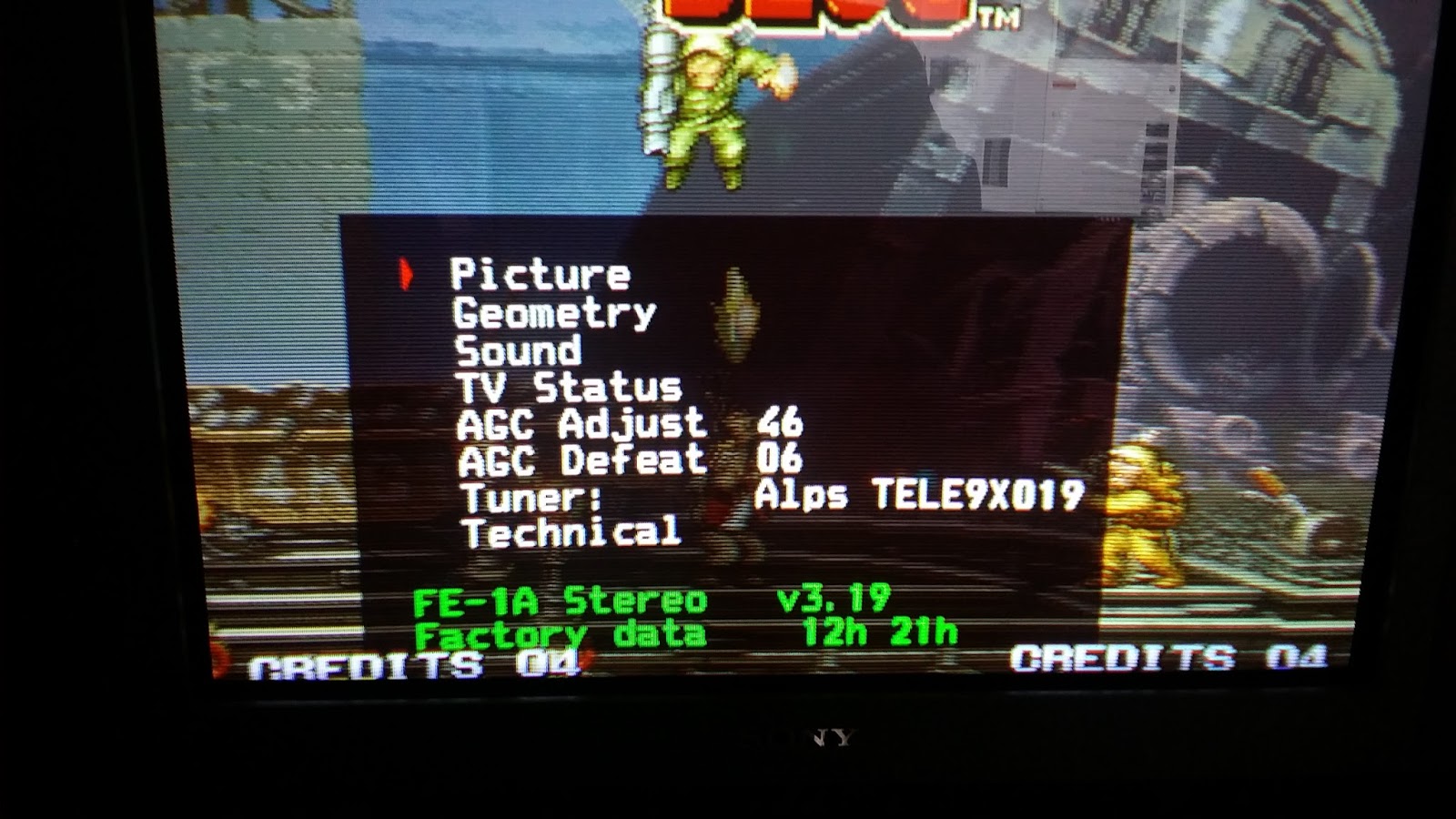 SERVICE MENU y ajustes de imagen en Televisores CRT (principalmente