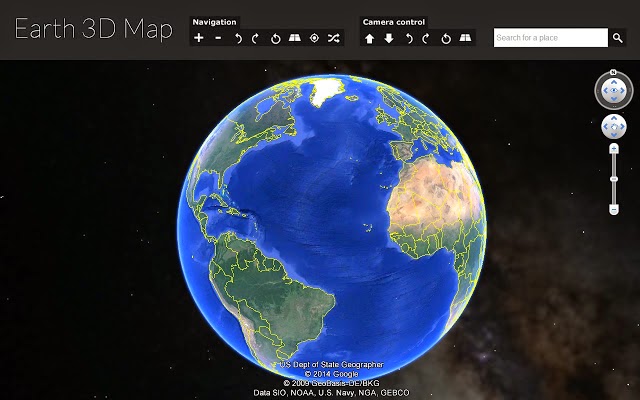 支援街景模式的3D立體地球地圖，在全世界各個城市角落來一趟精彩的旅程吧，Earth 3D Map！