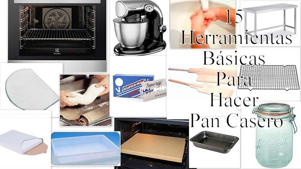 15 utensilios para hacer pan en casa 