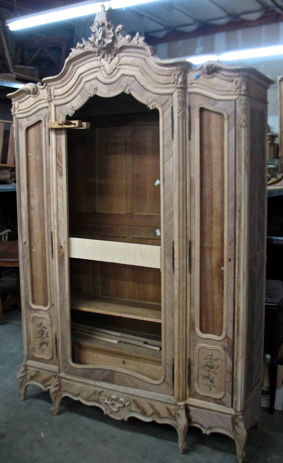 The Craftsman Restoration of A 1900's Armoire