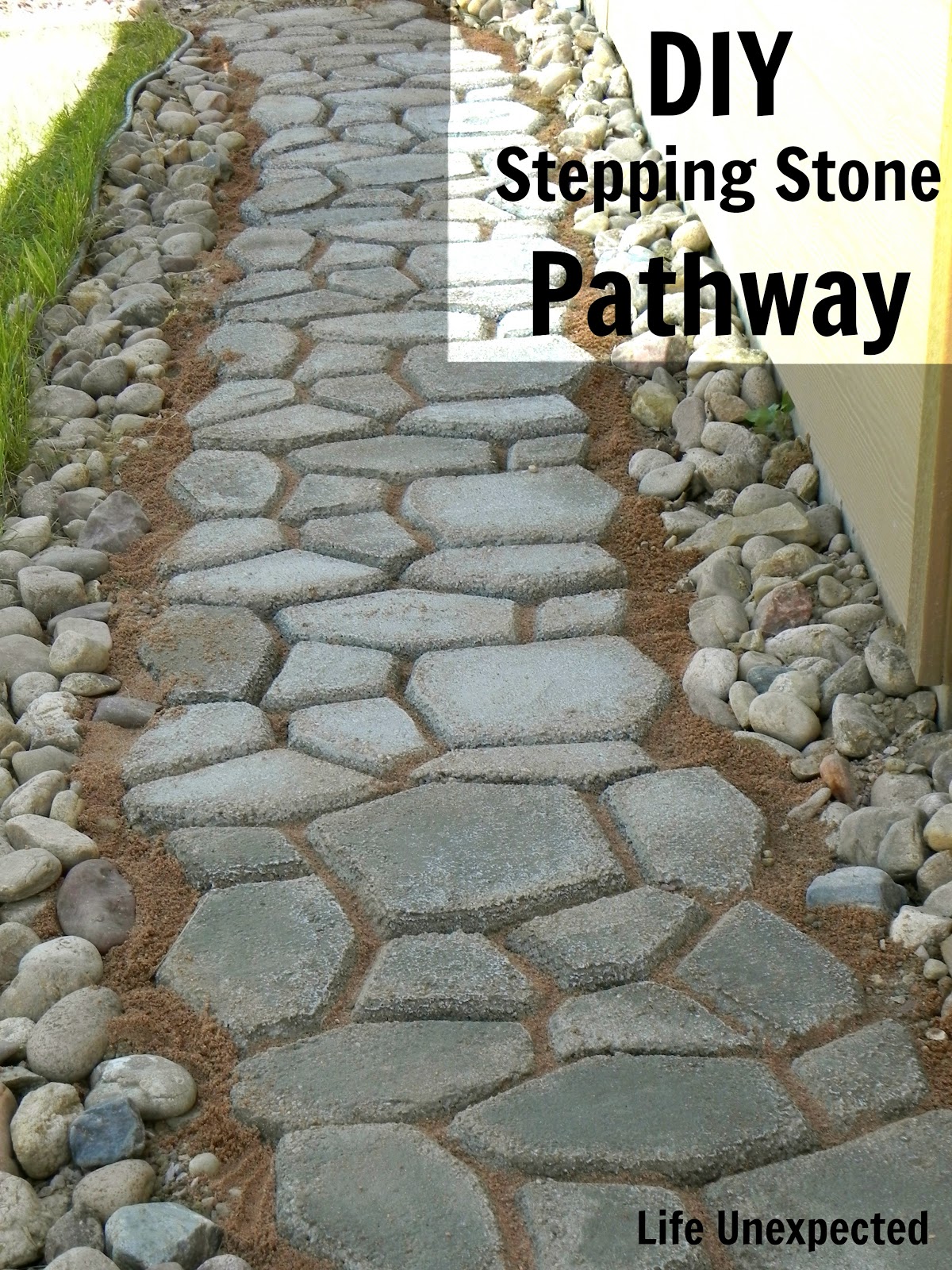 Life Unexpected: DIY Stepping Stone Pathway
