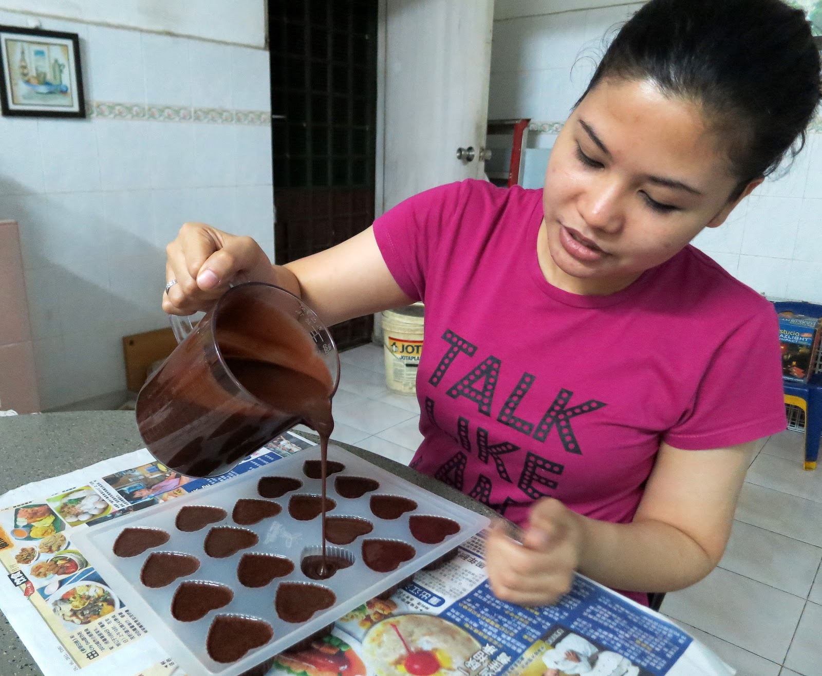 Homemade Chocolate Cakes at Chocolicious House in Johor Baru, Malaysia