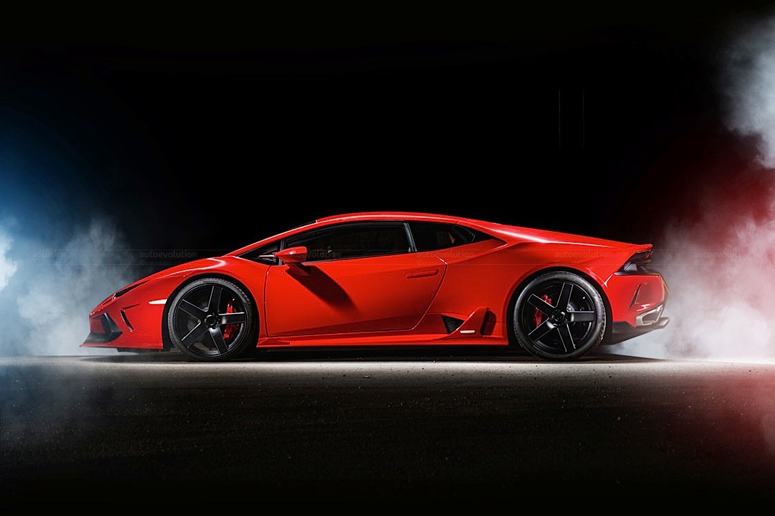 SouLSteer.com: Red Lamborghini Huracán LP 610-4 supercar gets body kit ...