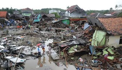 Tsunami Selat Sundah Foto Dampak Tsunami Selat Sunda