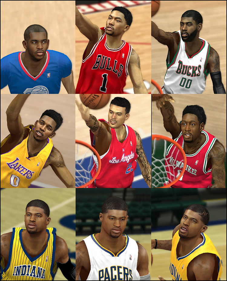 NBA 2K14 Mod Face Update Pack #9