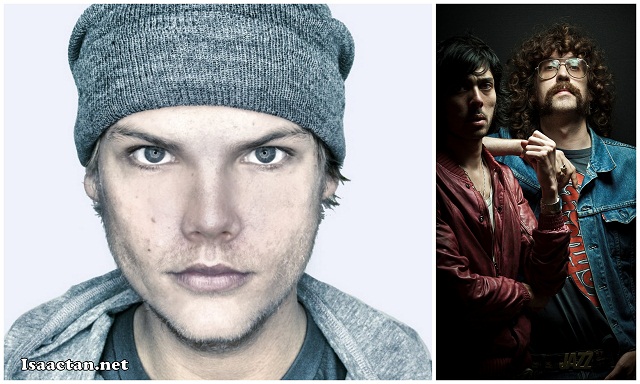 Avicii and French electronica pioneers Justice at Thirst 2012