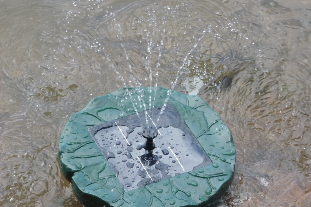 Mein Testblog Nicki testet den Duramaxx Sunfountain Garten Teich