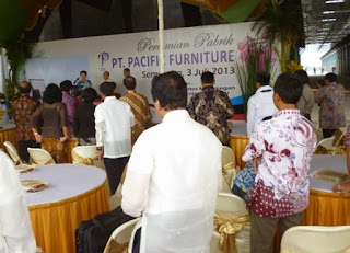 PT pacific furniture opening ceremony
