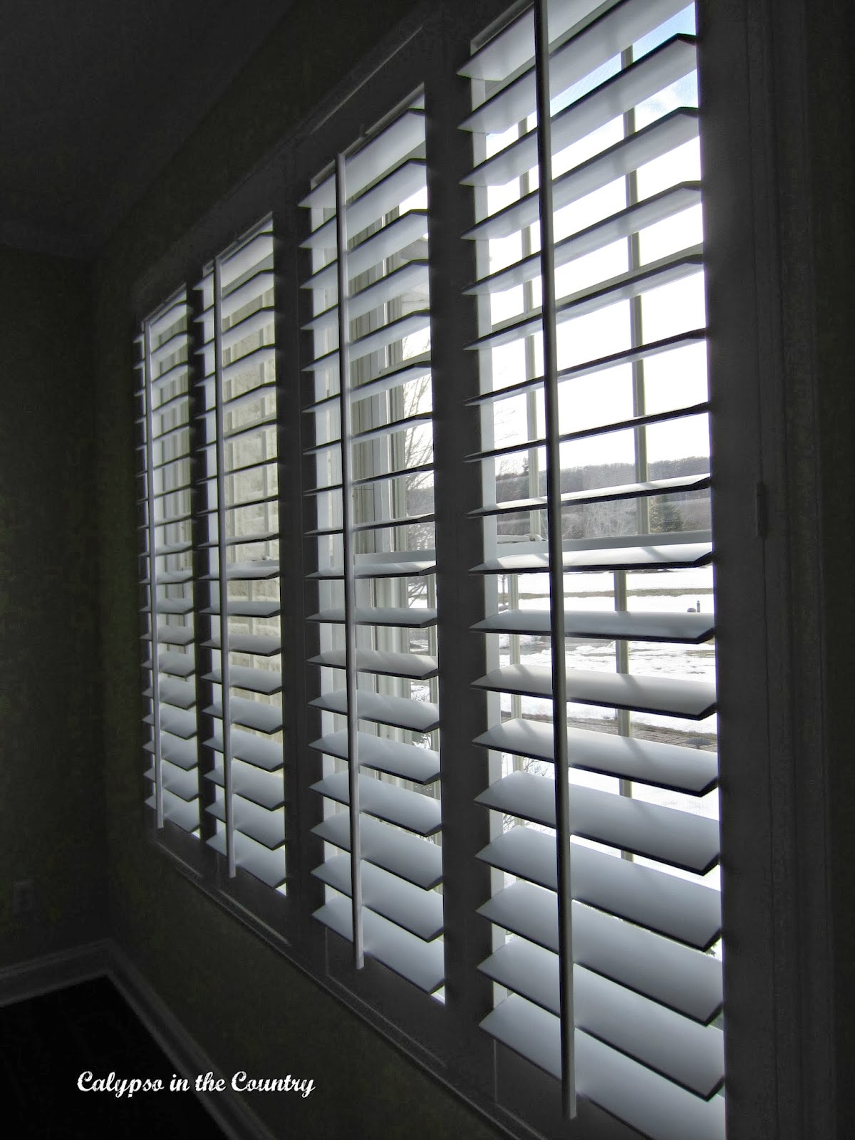 New Plantation Shutters and updated office decor