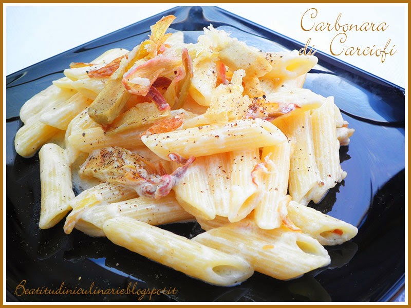 carbonara di carciofi