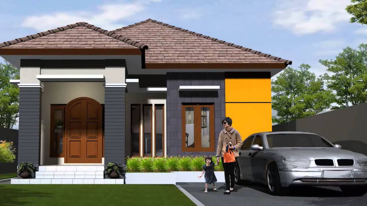 Desain Contoh Gambar Rumah  Minimalis 1 Lantai Terbaru 