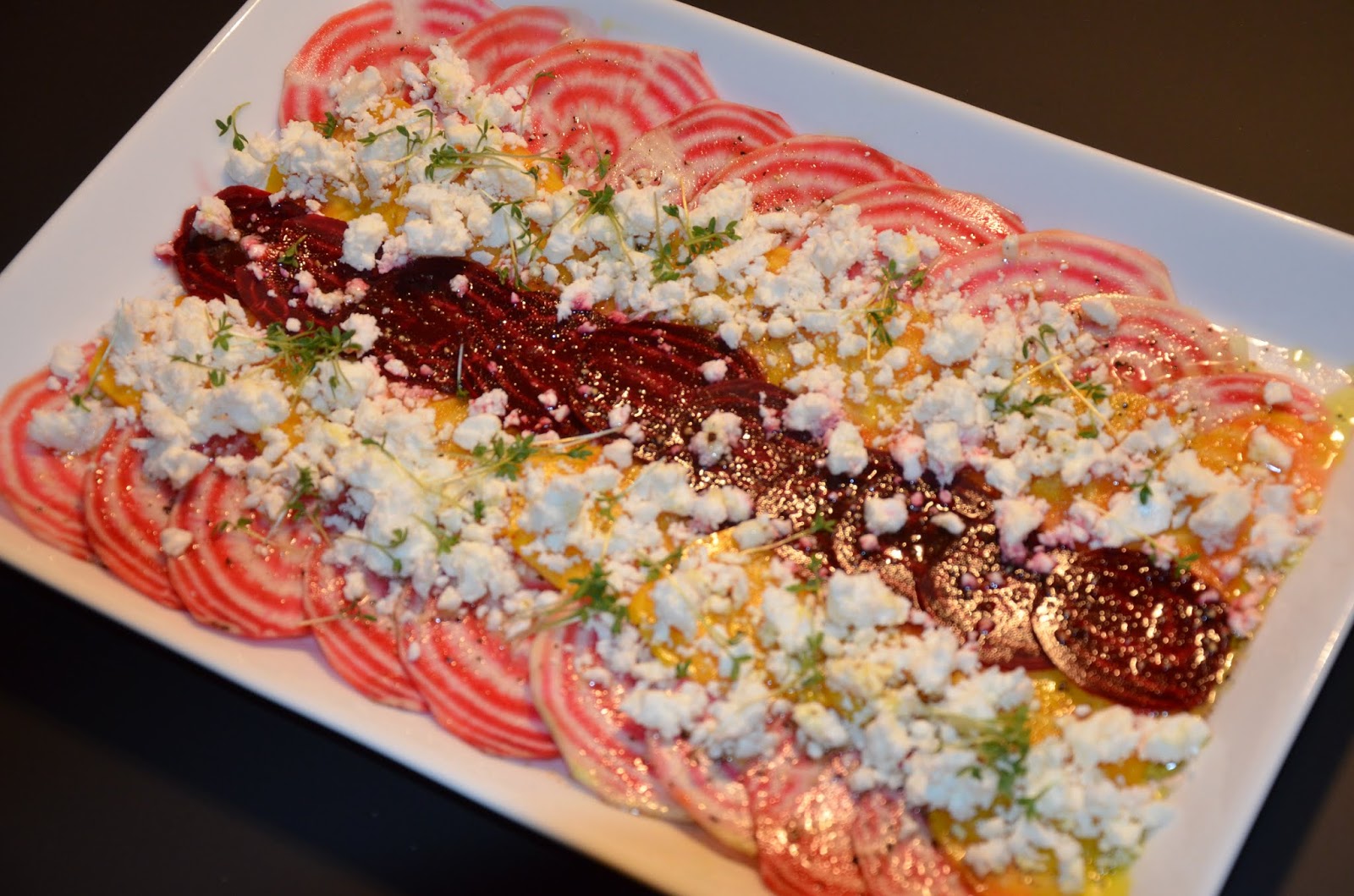 Bunte Beete Carpaccio - Rezeptra - Food and More