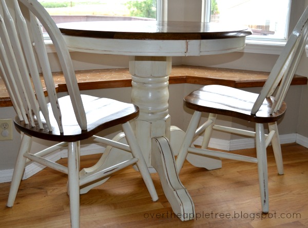 Over The Apple Tree: Kitchen Table Makeover
