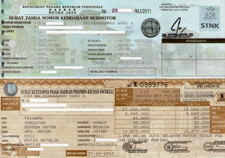 Stnk Hilang Di Luar Negeri