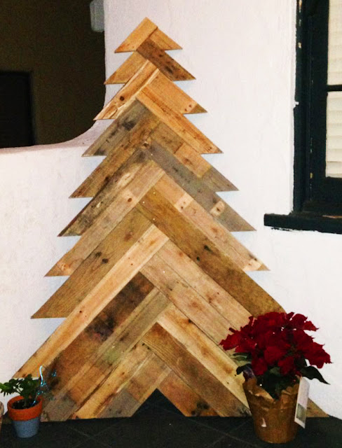 sapin de Noël DIY planches en bois