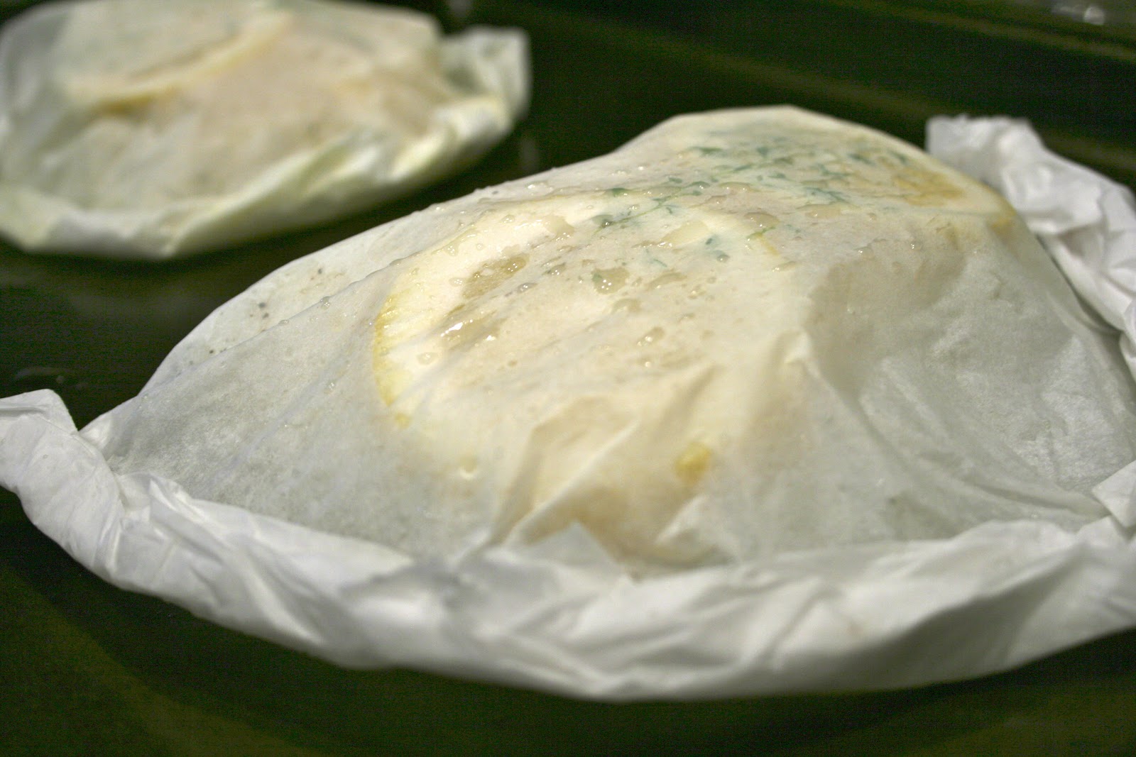 Wren's Rambles Sea Bass in Parchment Paper