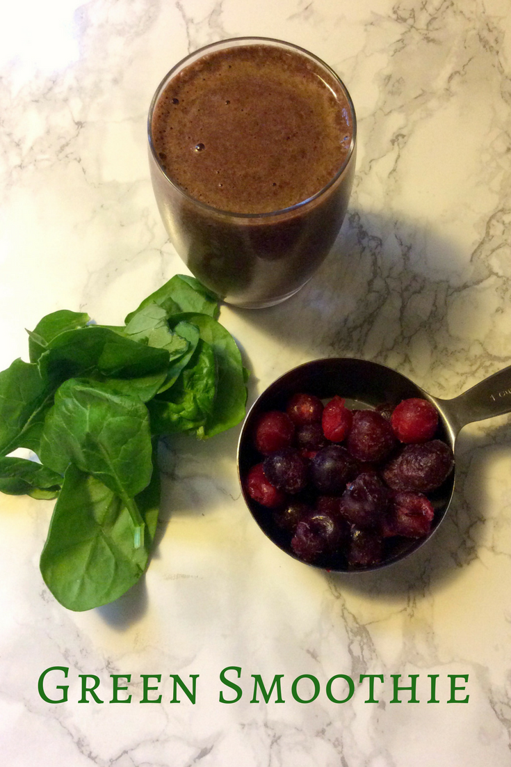 The Happy Little Hive Spinach Berry Smoothie