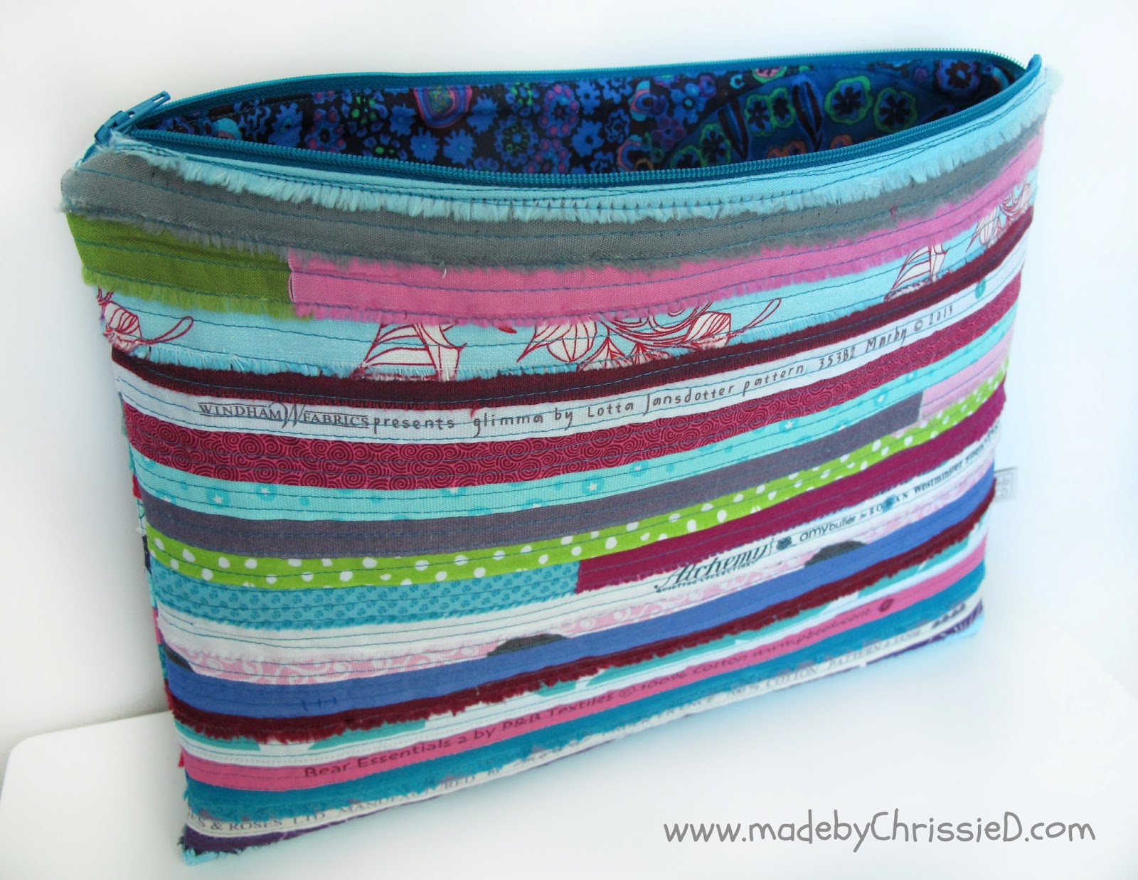 how to make selvedge fabric - a fast + easy tute by www.madebyChrissieD.com how to make selvedge fabric - a fast + easy tute by www.madebyChrissieD.com