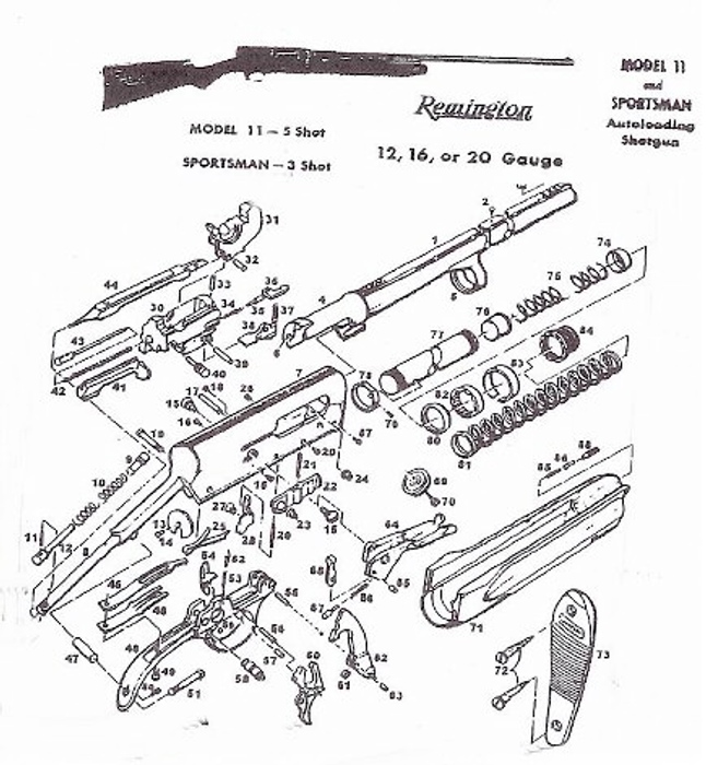 Image Result For Remington 1100 Schematic.