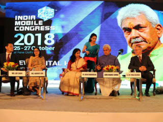 India Mobile Congress 2018 held in New Delhi