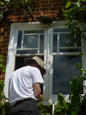 Repairing the house for the winter