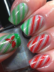 nail polish cane candy glitter stripes canadian nails christmas wheretoget fanatic gal coats started base three