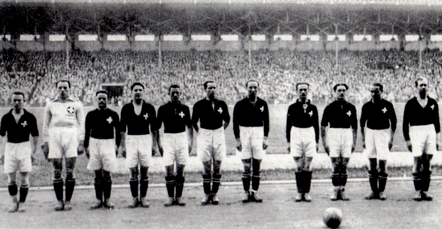 SELECCIÓN DE SUIZA contra Uruguay 09/06/1924 Final Juegos Olímpicos