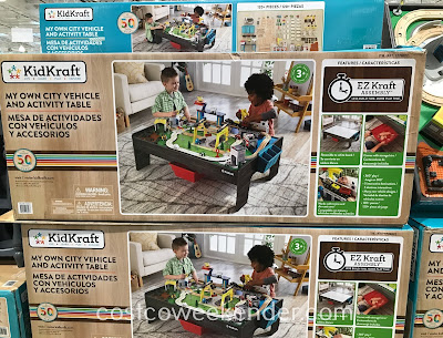 Costco 1220322 - KidKraft My Own City Vehicle and Activity Table: great for any child's bedroom or playroom