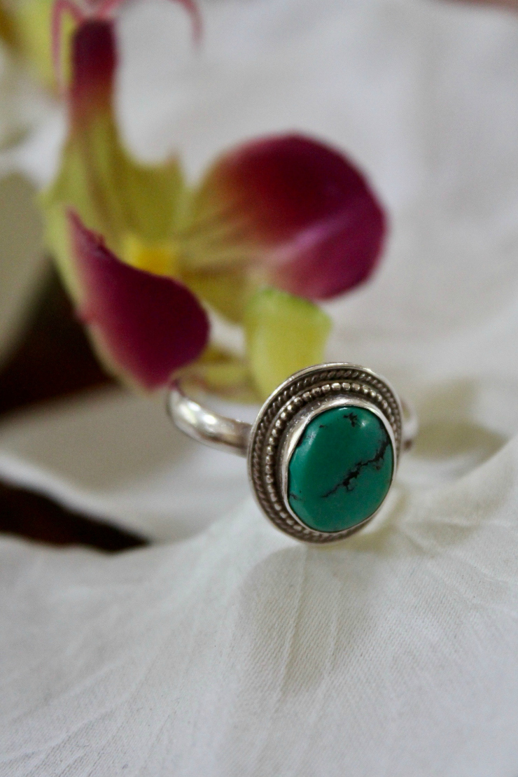 Turquoise stone ring, Everyday jewelry #accessories