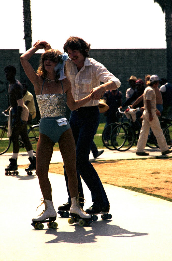 Roller Skaters at Venice Beach 1970s