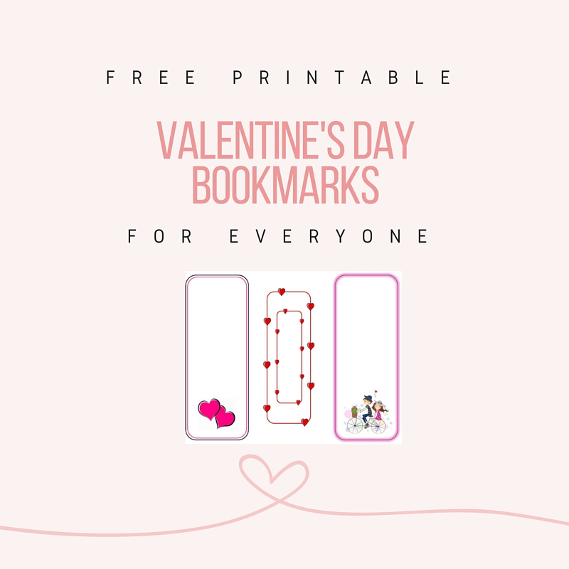Valentine's Day Bookmarks - free printable |Keeping it Real