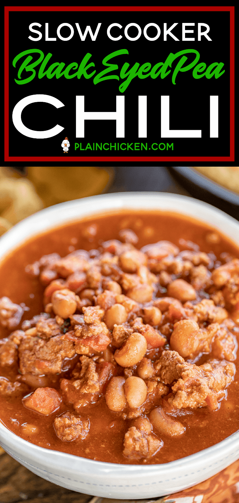 Black Eyed Pea Chili Plain Chicken®