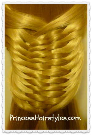 layered woven braid