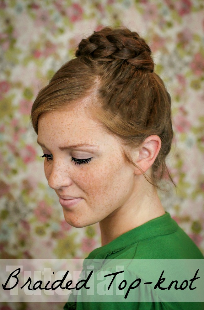 The Freckled Hair Tutorial// The Top-knot