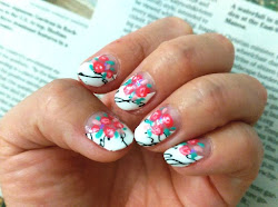 nail nails cutesy glam newspaper